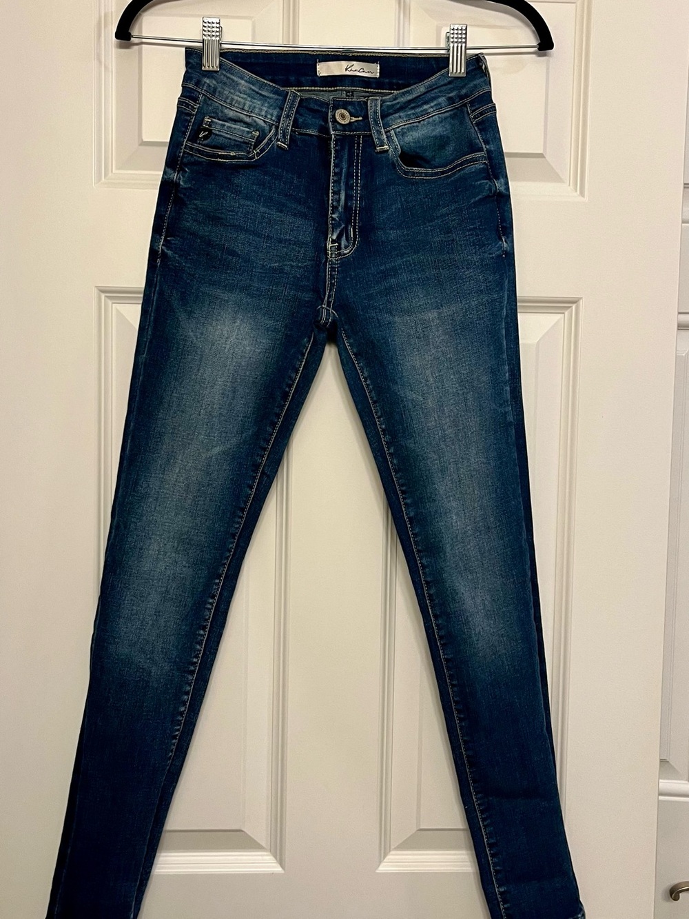 KanCan Dark Wash High-Rise Skinny Jeans - Blue